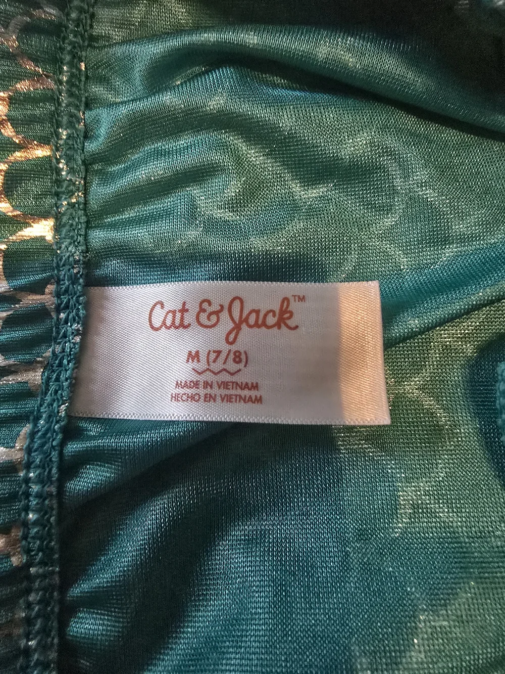 Cat And Jack Mermaid Tail Swim Skirt Cover Up Silver Scale Print